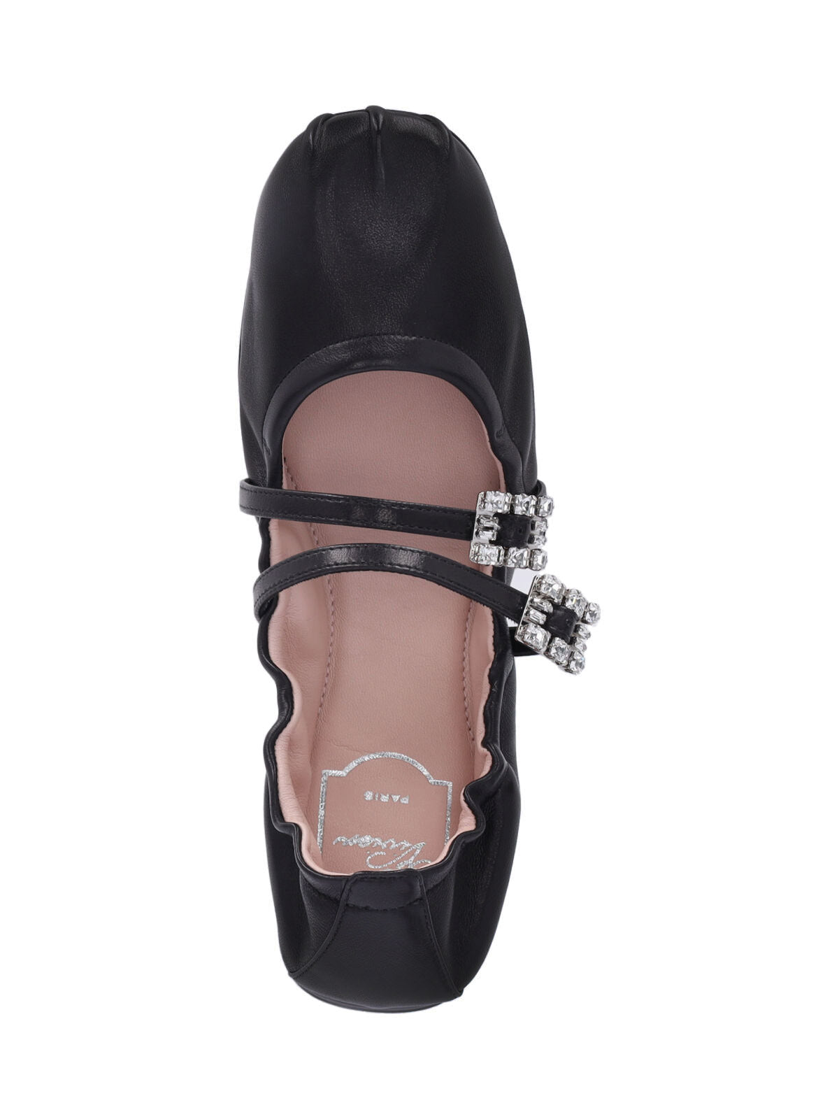 Roger Vivier Flat Shoes Black Leather