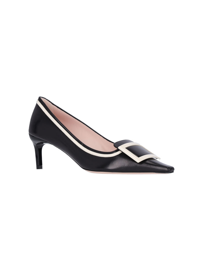 Roger Vivier With Heel Black Calfskin