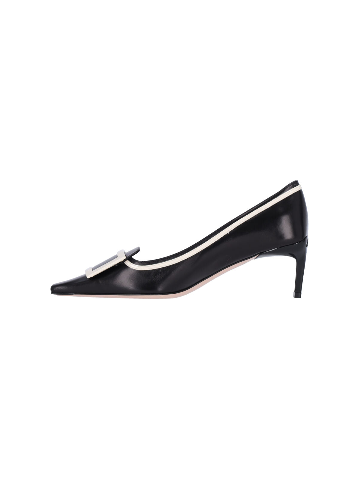 Roger Vivier With Heel Black Calfskin