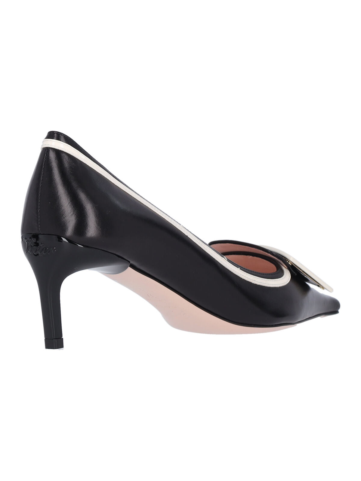 Roger Vivier With Heel Black Calfskin