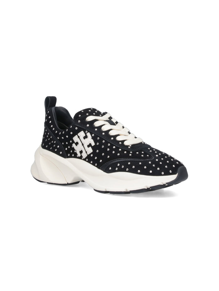 Tory Burch Sneakers Black Main Body: Ovine Suede