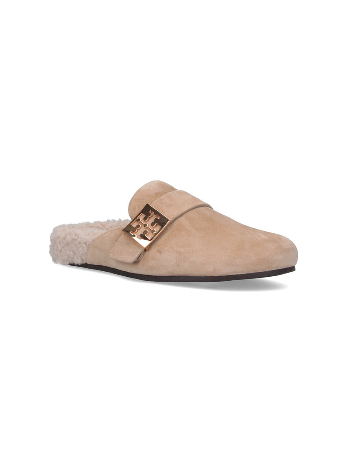 Tory Burch Sandals Beige Leather