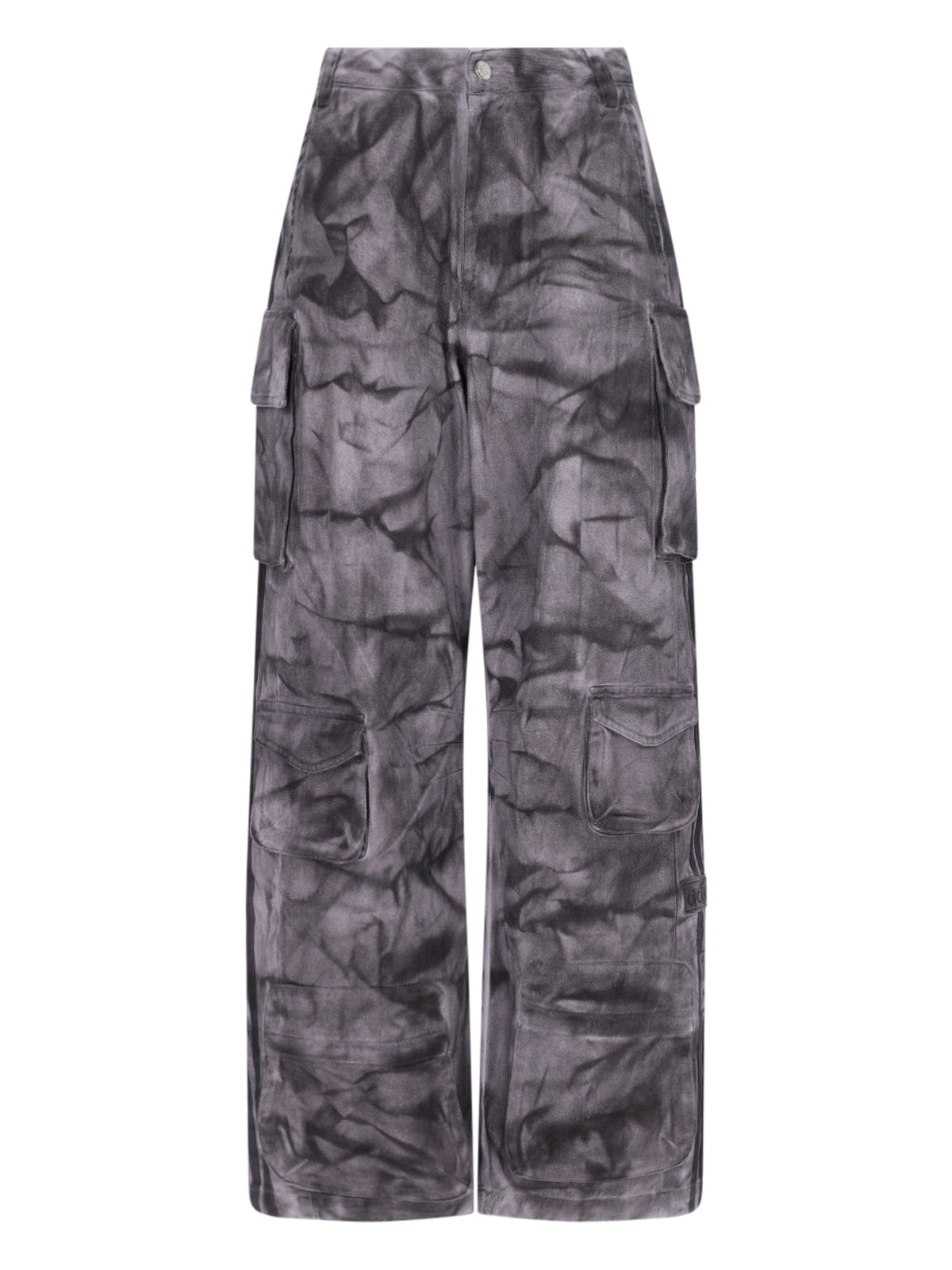 Adidas Trousers Grey Cotton