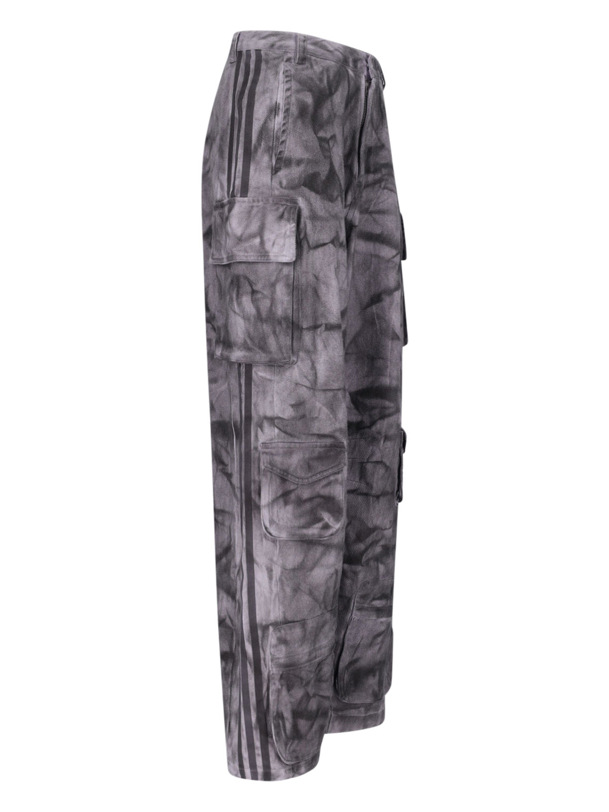 Adidas Trousers Grey Cotton