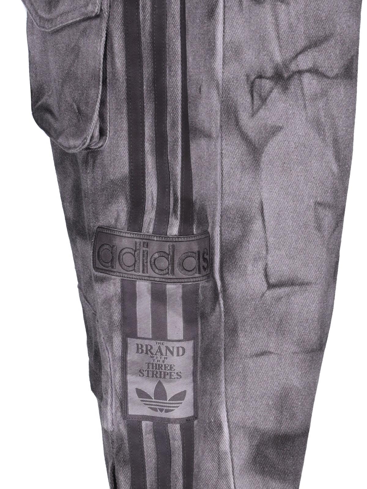 Adidas Trousers Grey Cotton