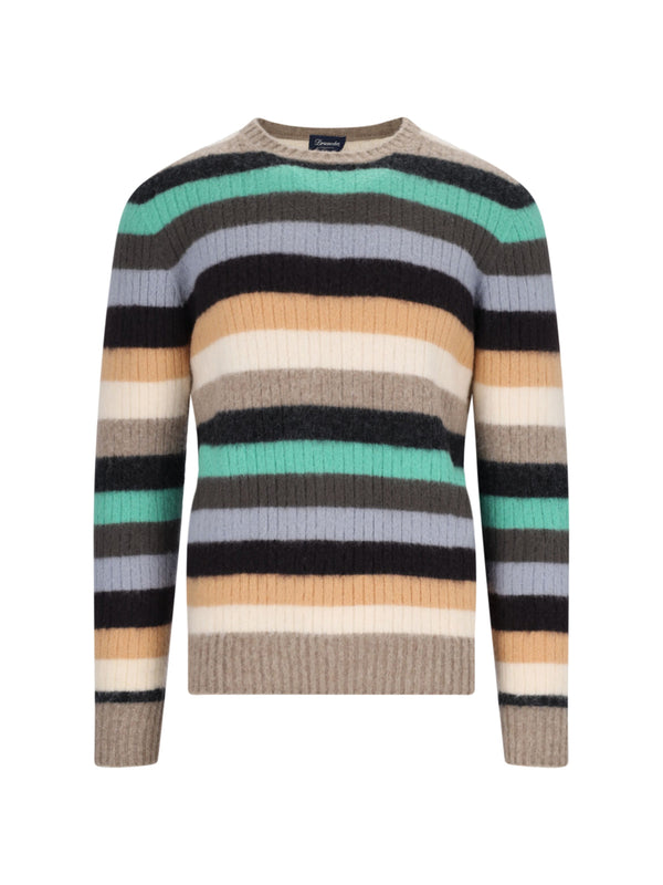 Drumohr 100% Lambswool sweater in multicolor