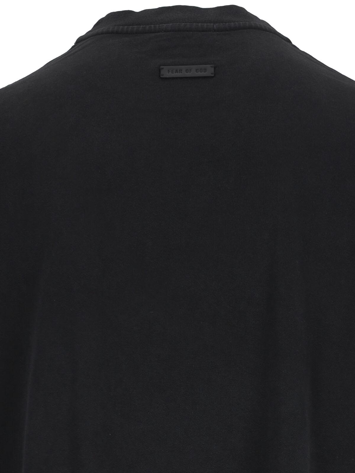 Fear Of God T-Shirts And Polos Black Cotton