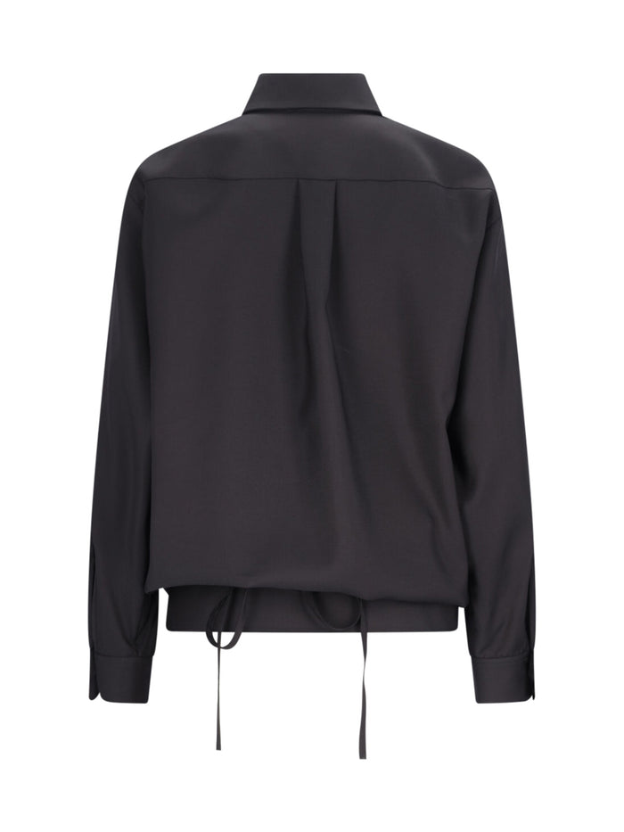 Valentino Shirts Black Silk