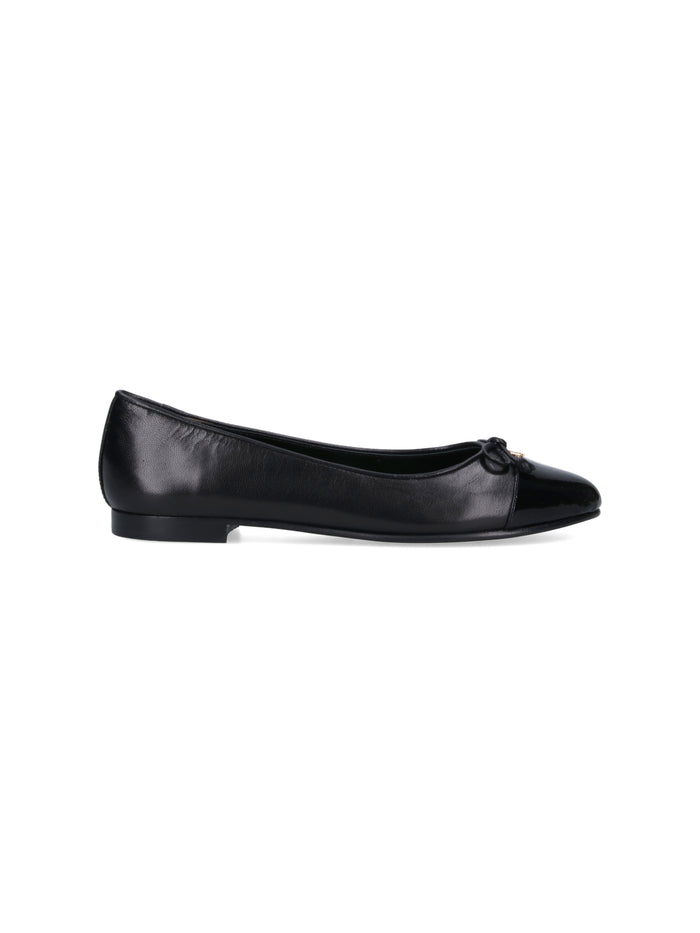 Tory Burch Flat shoes Black Upper: Caprine