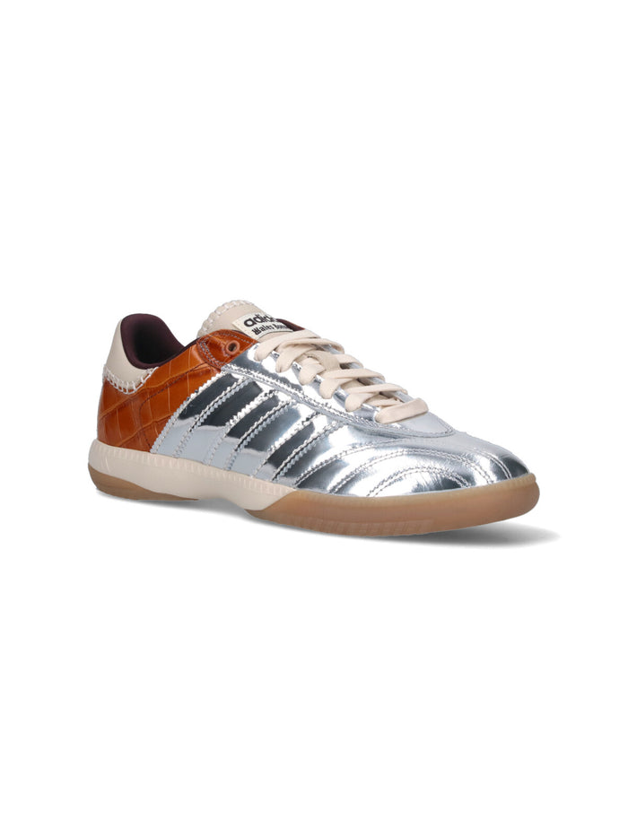 Adidas X Wales Bonner Sneakers Silver Leather
