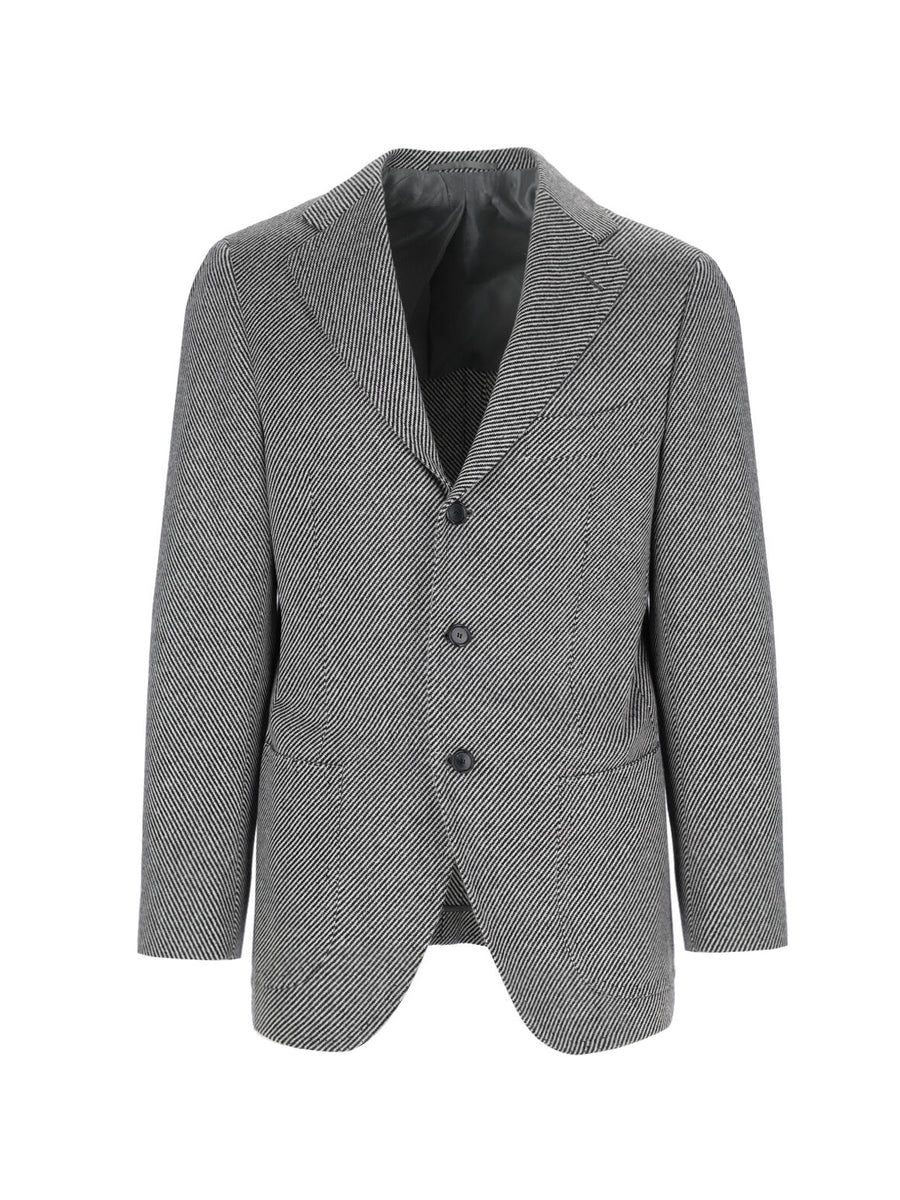 Cesare Attolini 100% Cashmere blazer in black