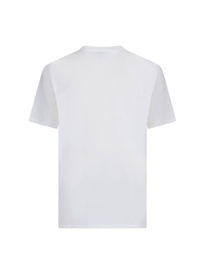 Balmain T-Shirts And Polos White Organic Cotton