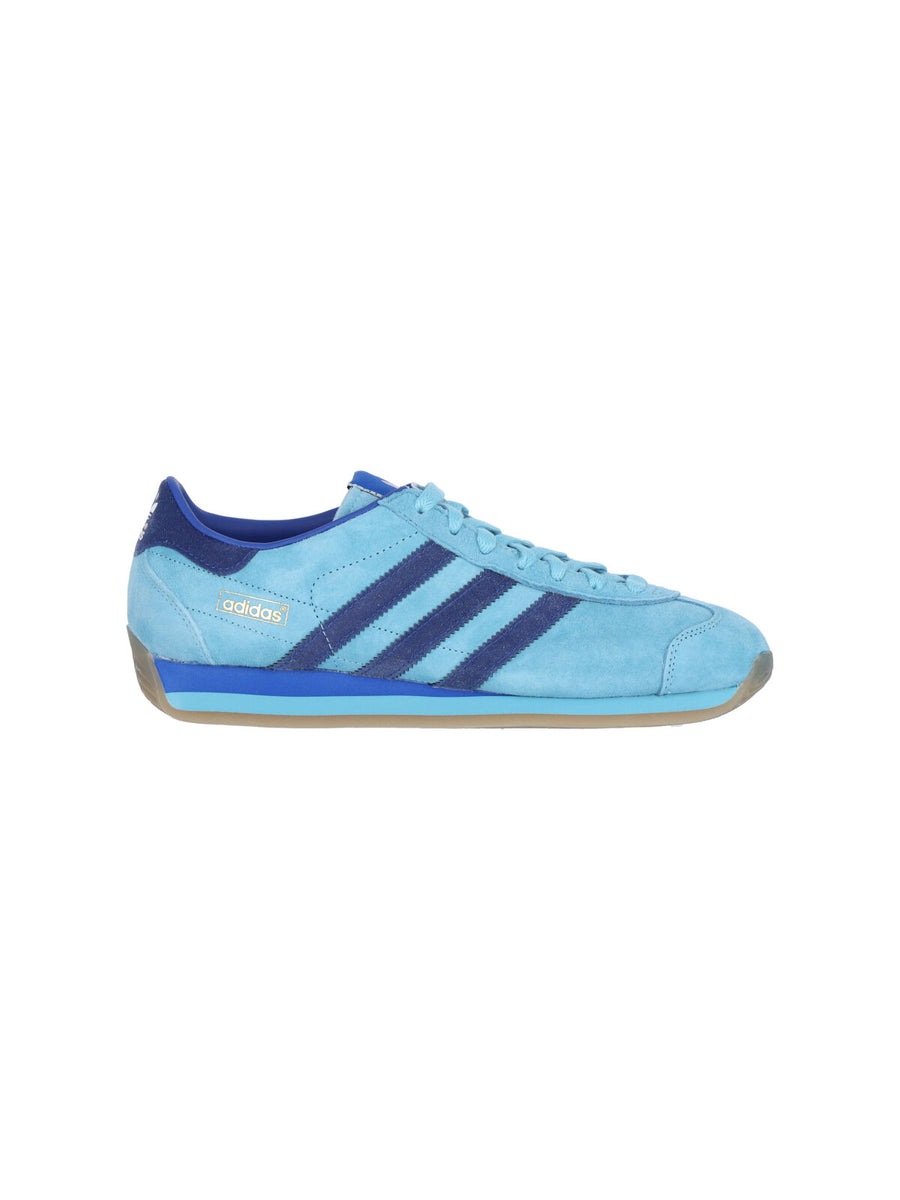 Adidas 100% pigskin sneaker in blue