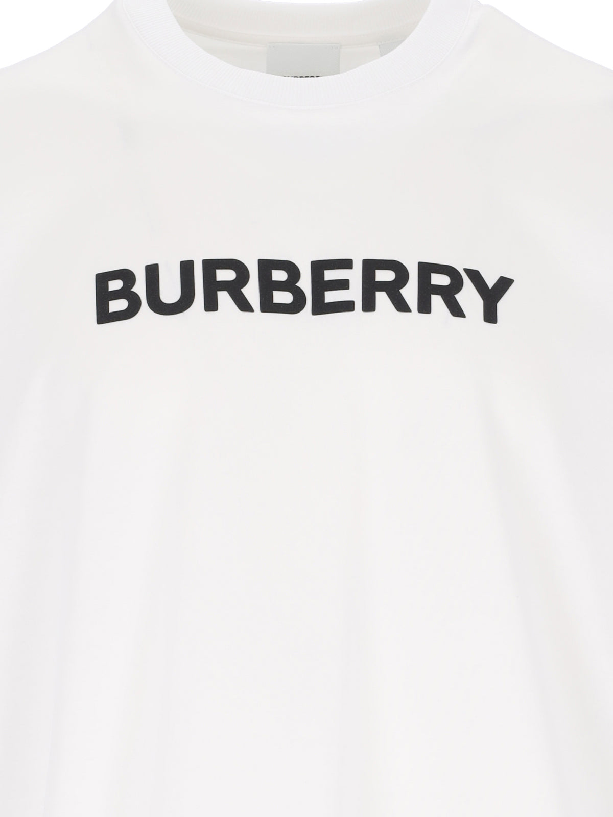 Burberry T-Shirts And Polos White Cotton