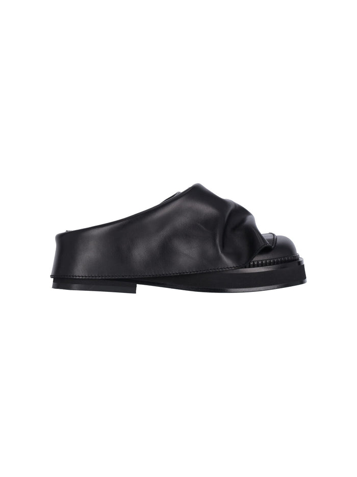 The Attico Sandals Black Main Leather: Calf Leather