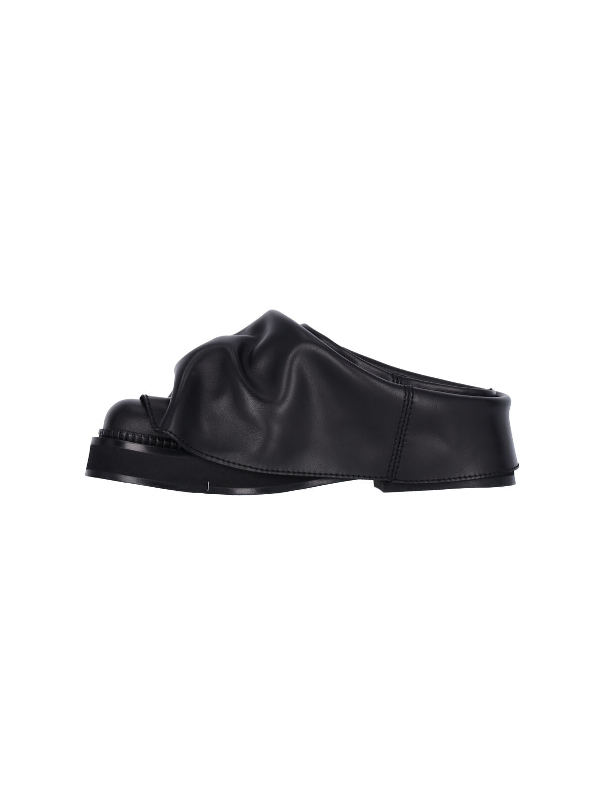 The Attico Sandals Black Main Leather: Calf Leather