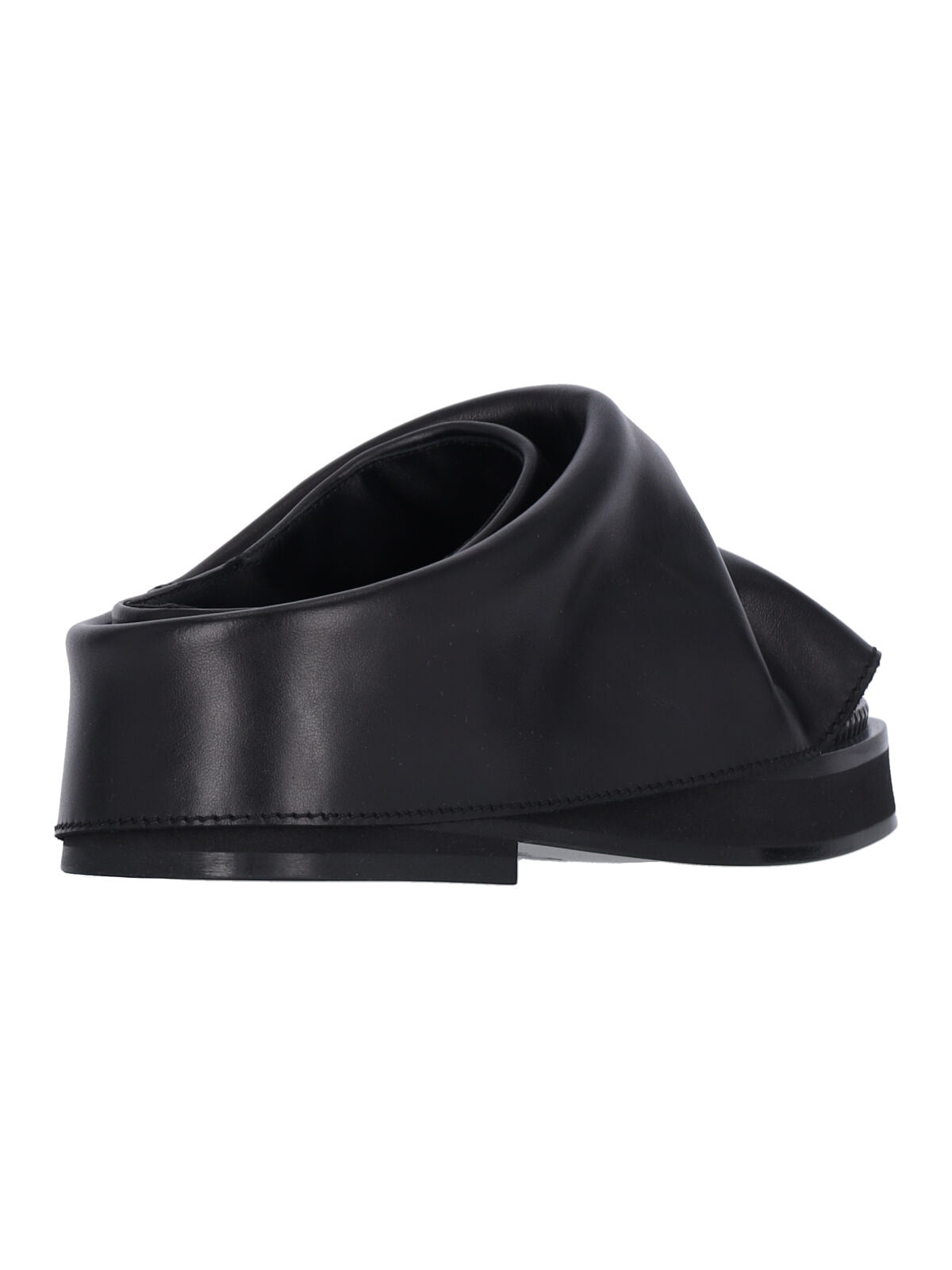 The Attico Sandals Black Main Leather: Calf Leather