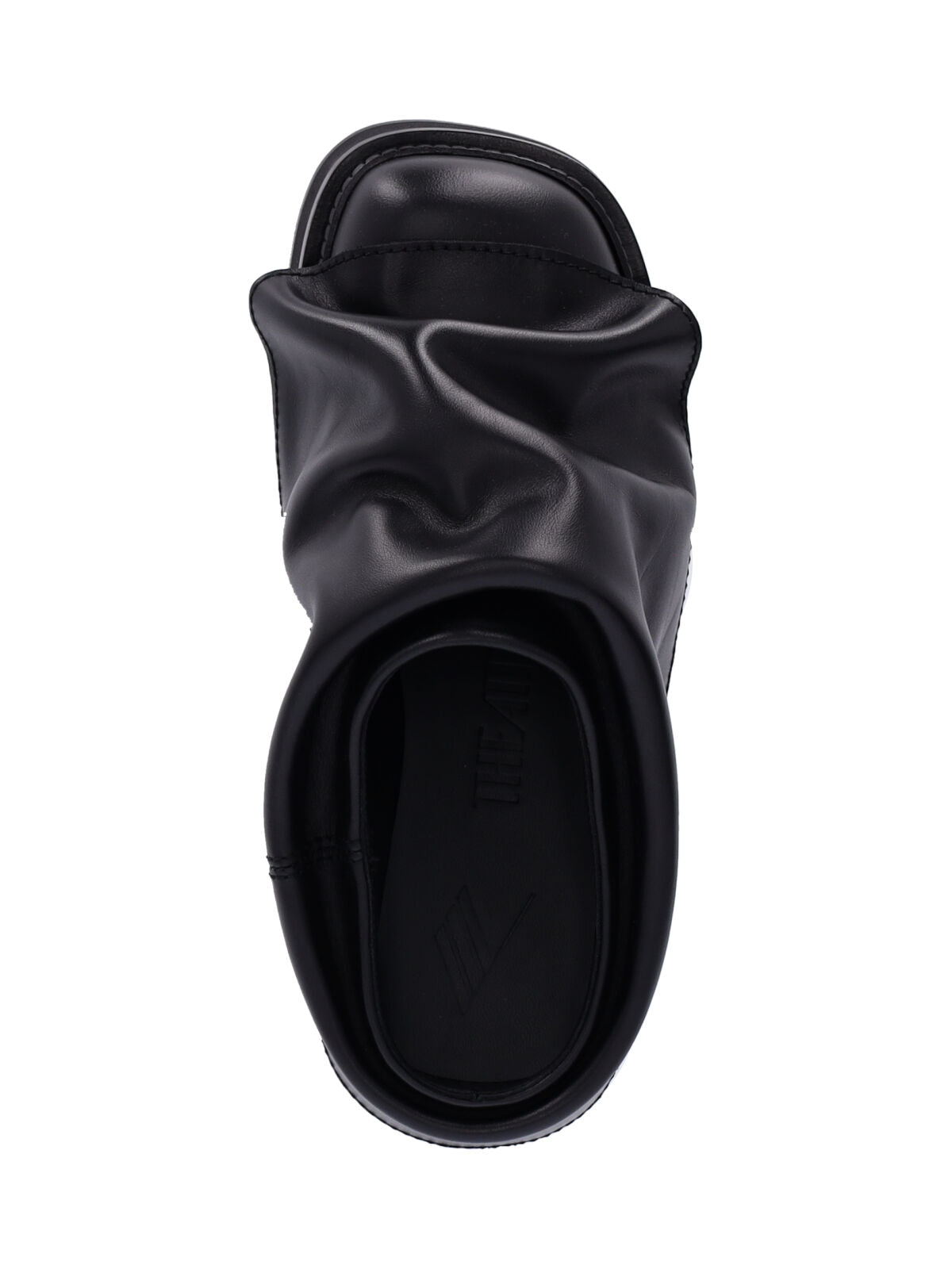 The Attico Sandals Black Main Leather: Calf Leather