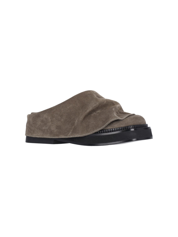 The Attico Sandals Beige Main Leather: Suede