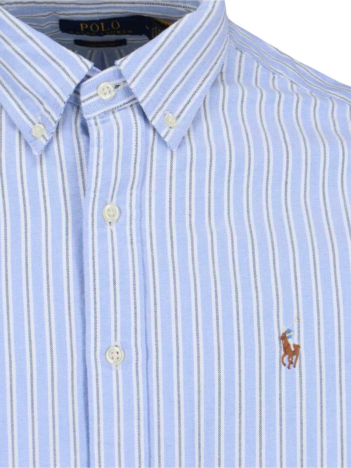 Polo Ralph Lauren Shirts Blue Cotton