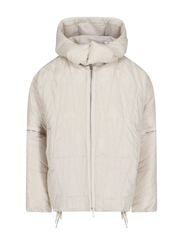 Moncler Genius 100% Polyester down jacket in white
