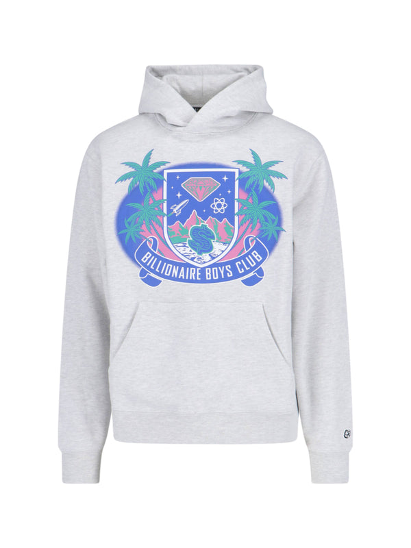 Billionaire 100% Cotton hoodie in gray