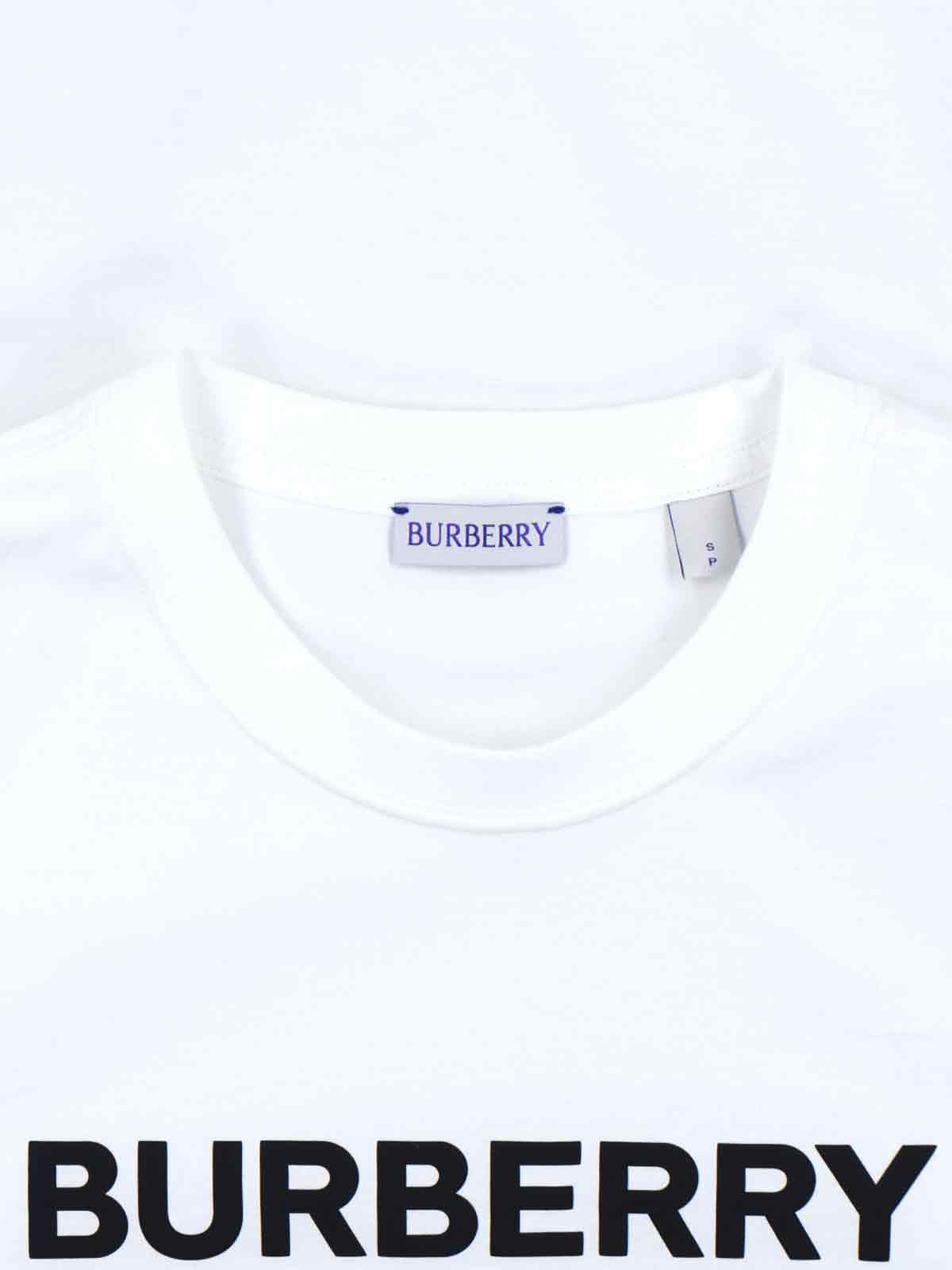 Burberry T-shirts and Polos White Cotton
