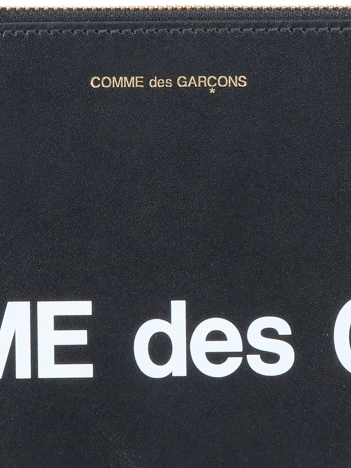 Comme Des Garcons Wallet Bags Black Cowhide