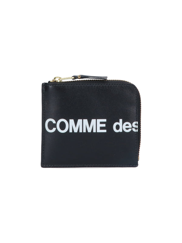 Comme Des Garcons Wallet 100% Cowhide wallet in black