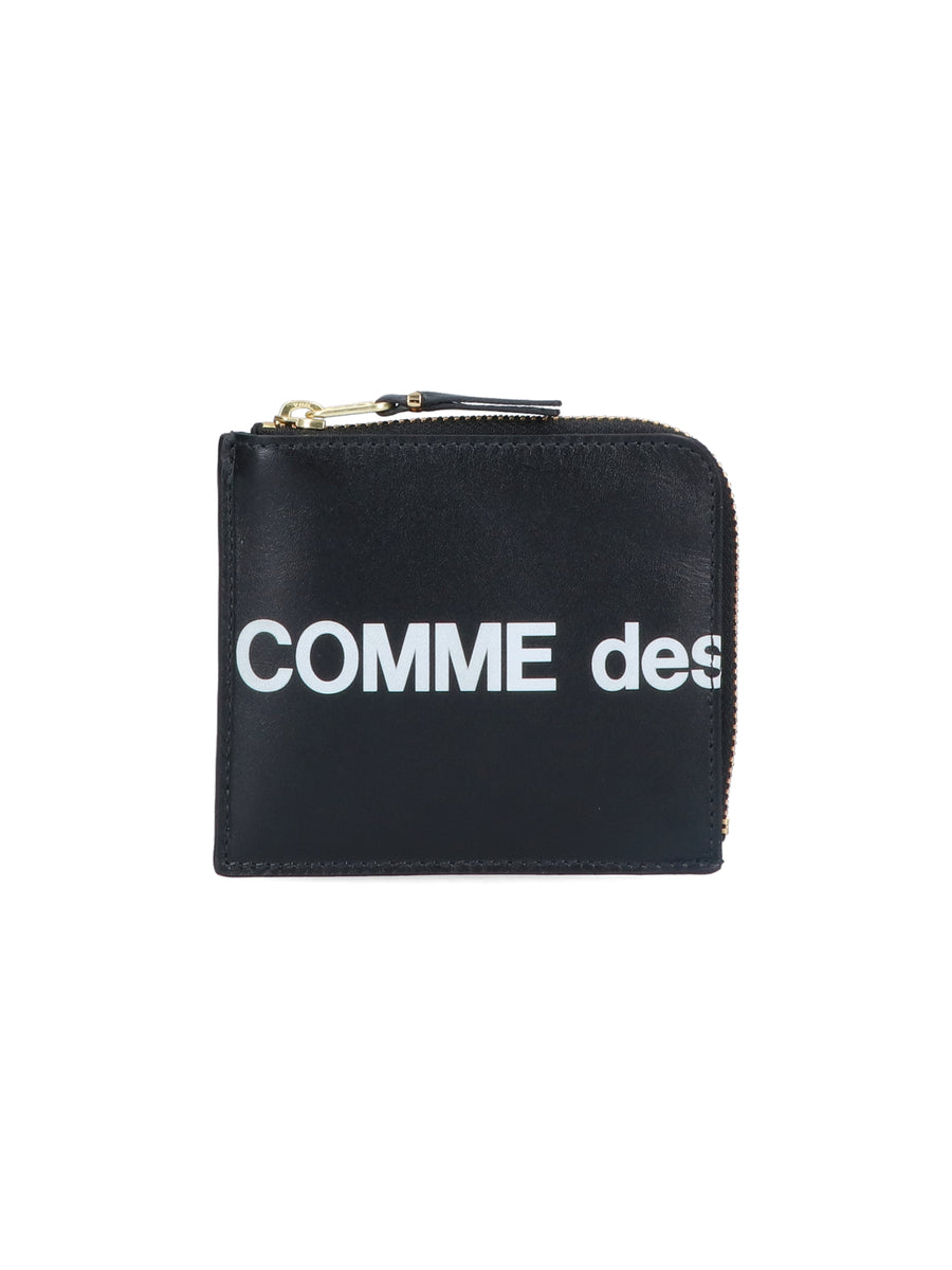 Comme Des Garcons Wallet 100% Cowhide wallet in black