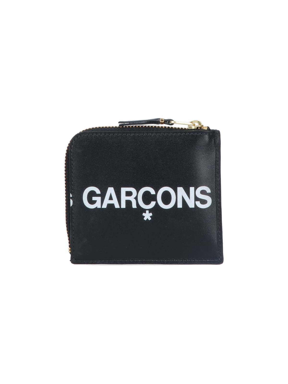 Comme Des Garcons Wallet Black Cowhide