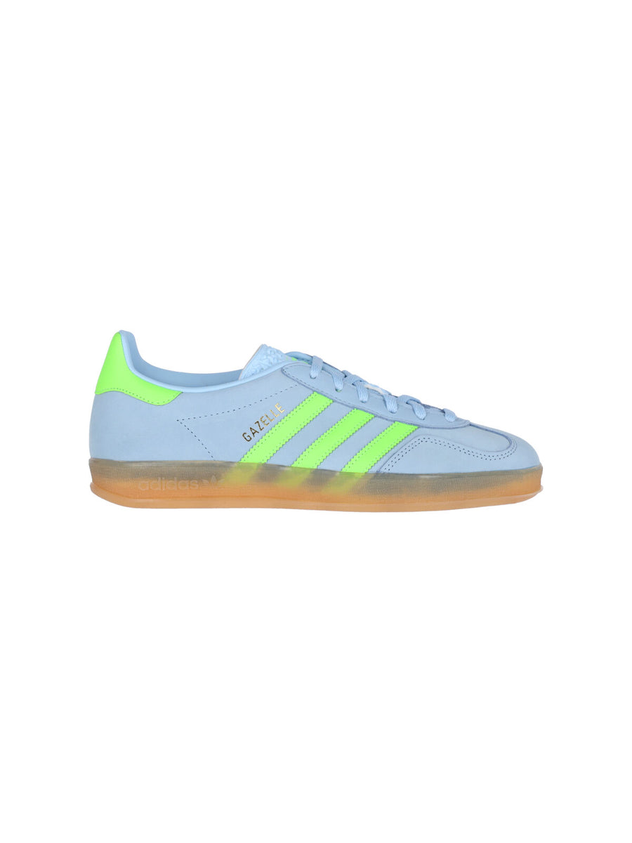 Adidas 100% leather sneakers in blue