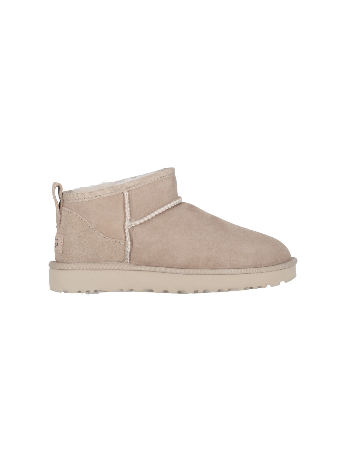 UGG Boots White Upper Material: Leather