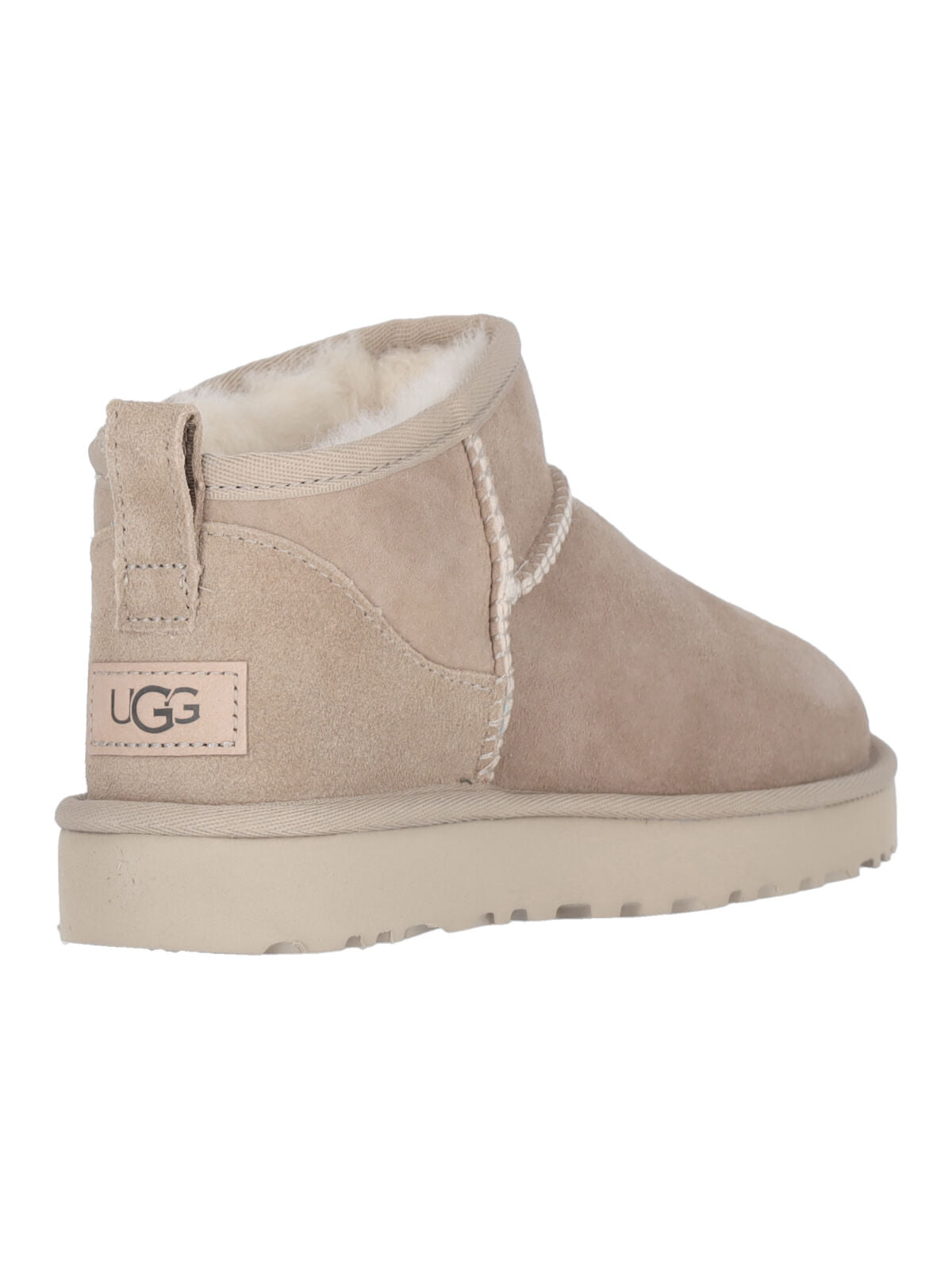 UGG Boots White Upper Material: Leather