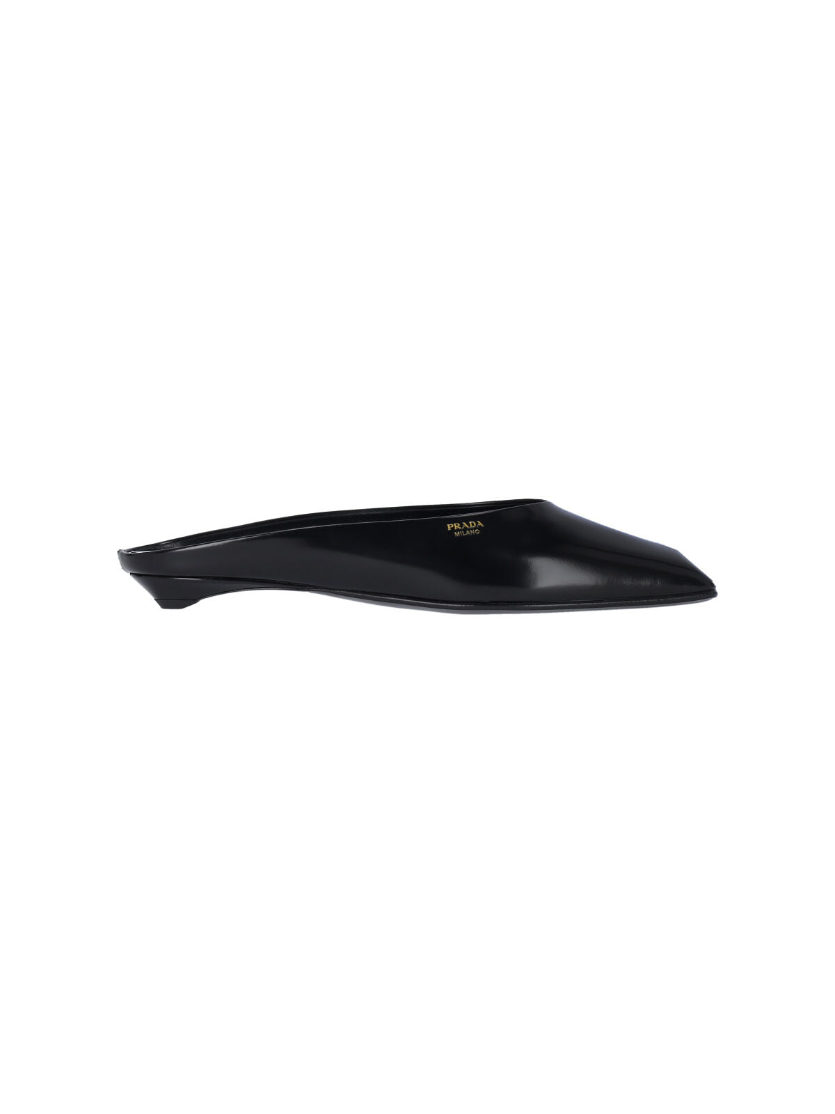 Prada Sandals Black Calf Leather