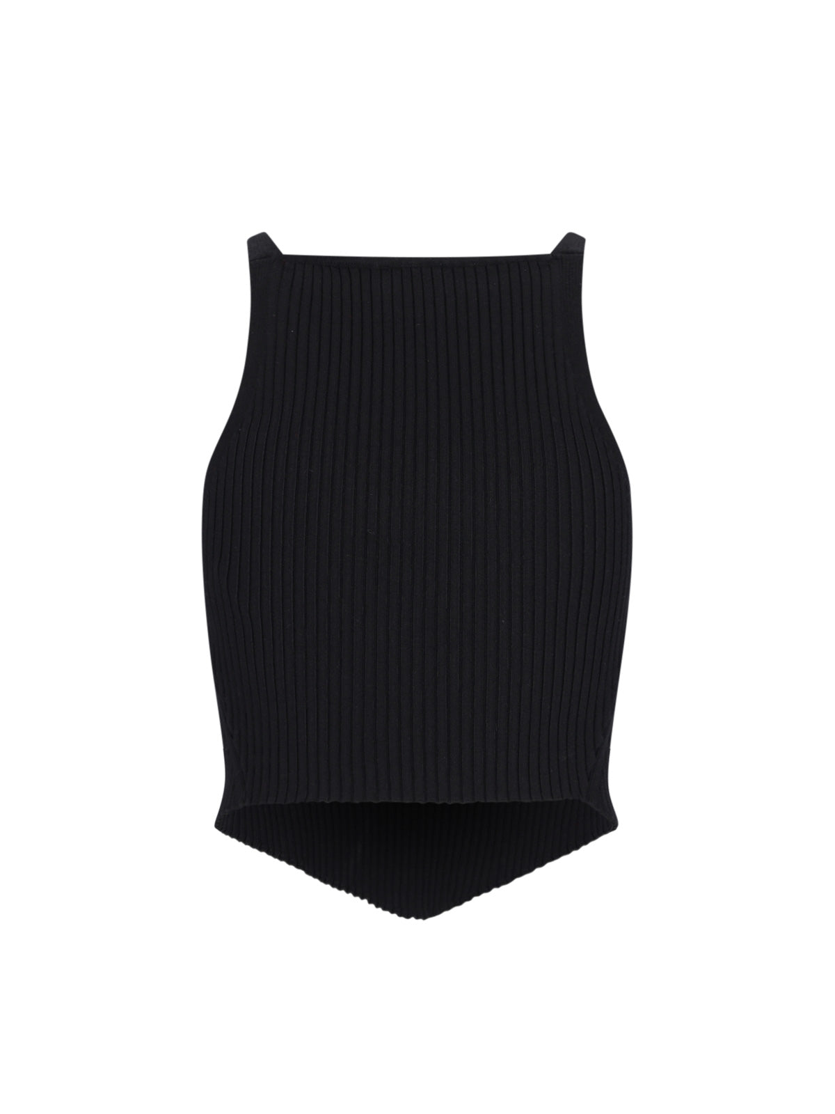 Courrèges Top Black Viscose