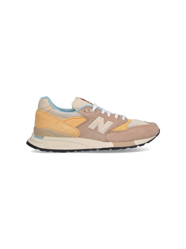 New Balance Pigskin sneaker in beige