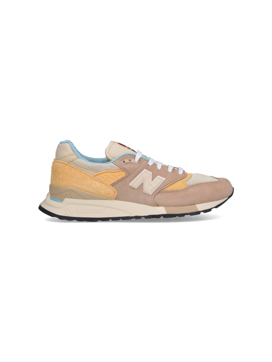 New Balance Pigskin sneaker in beige