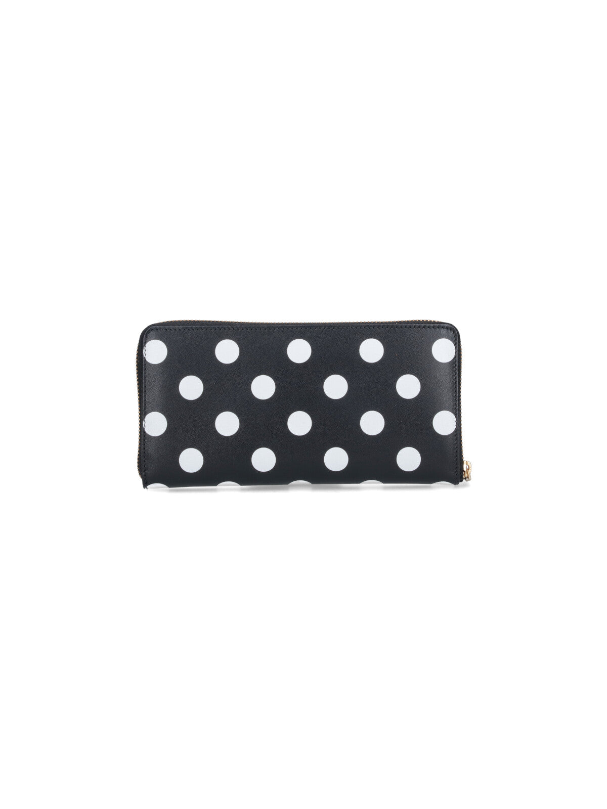 Comme Des Garcons Wallet Black Cowhide