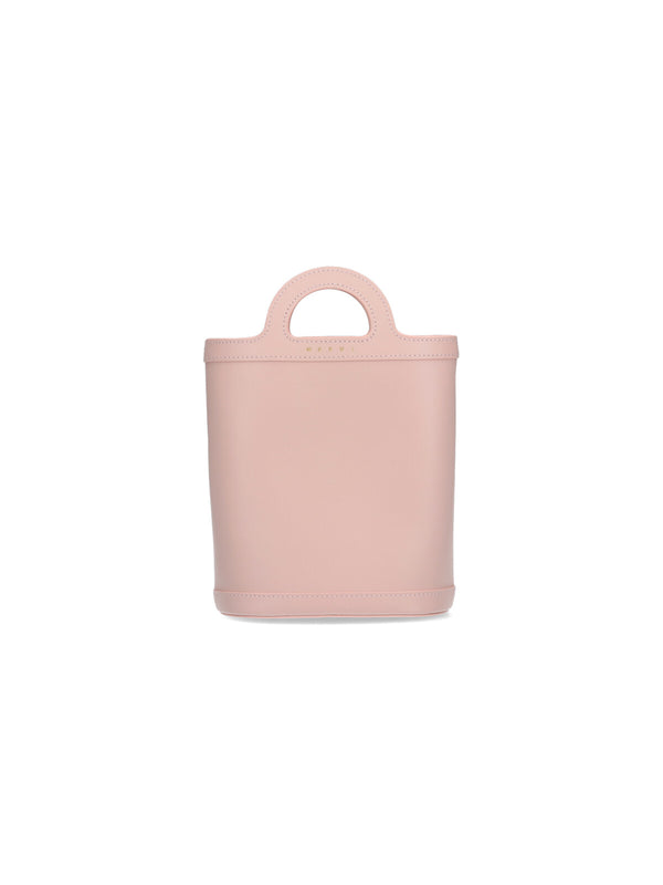 Marni Body: 100% Calf Leather bucket bag in pink