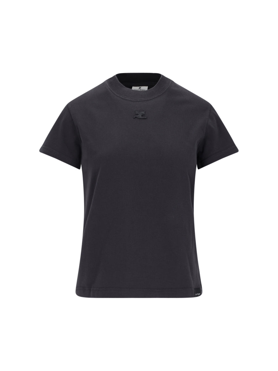 CourrèGes 100% Cotton t-shirt in gray