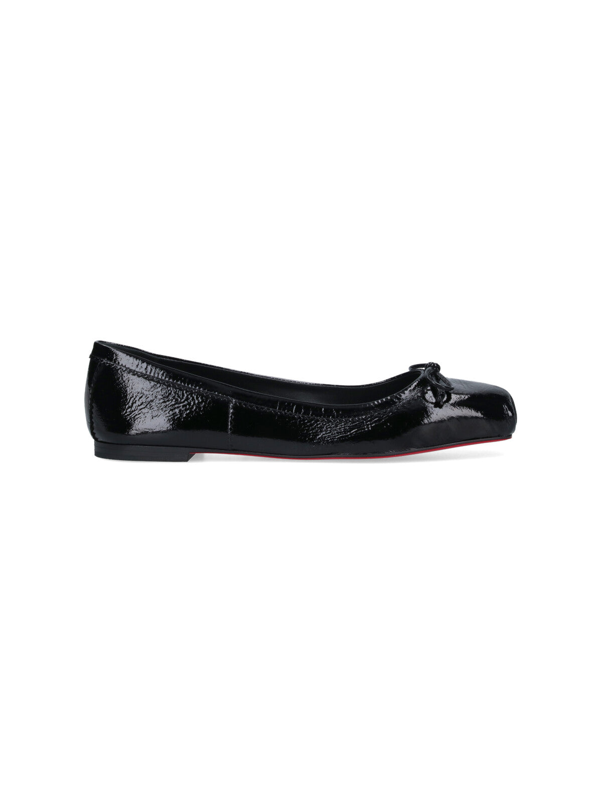 Christian Louboutin Flat shoes Black Upper: Calf Leather