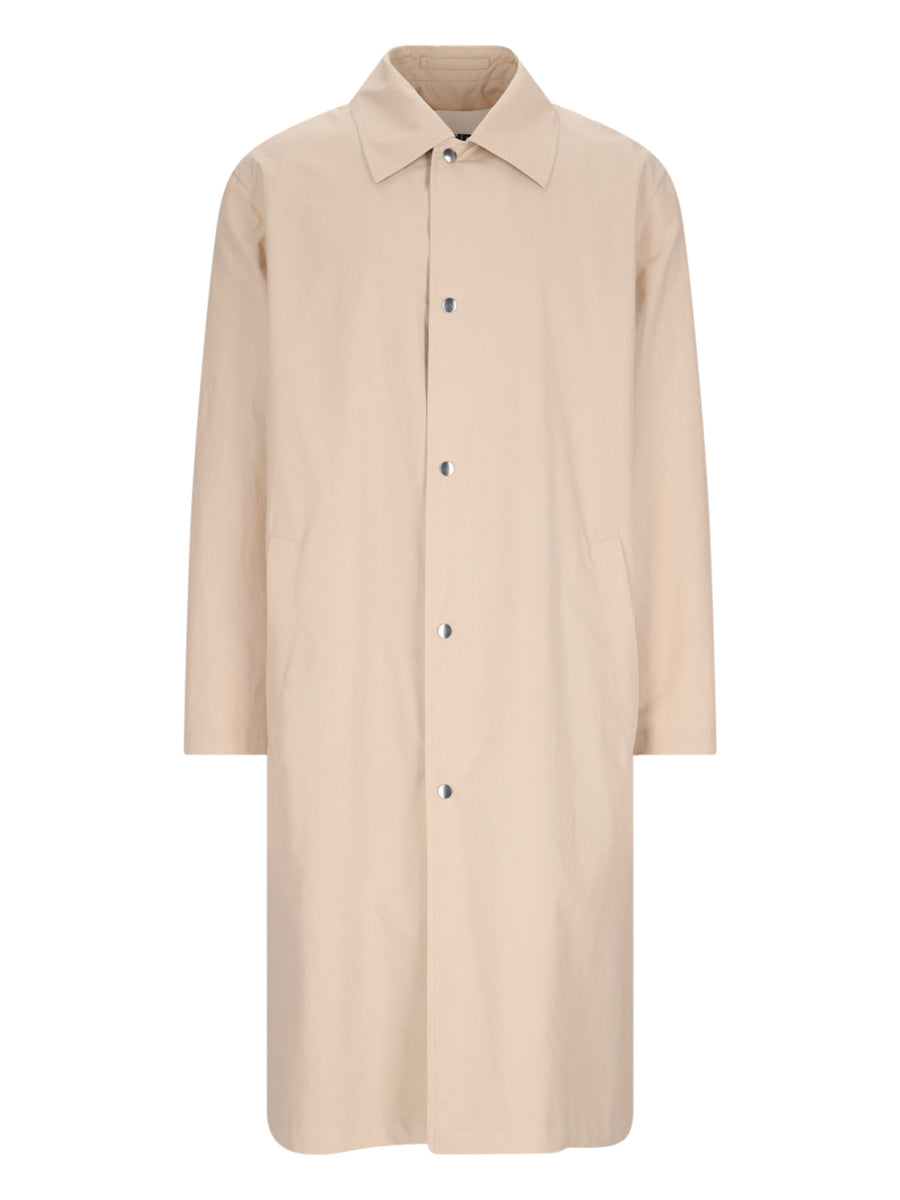 Jil Sander 100% Cotton coat in beige