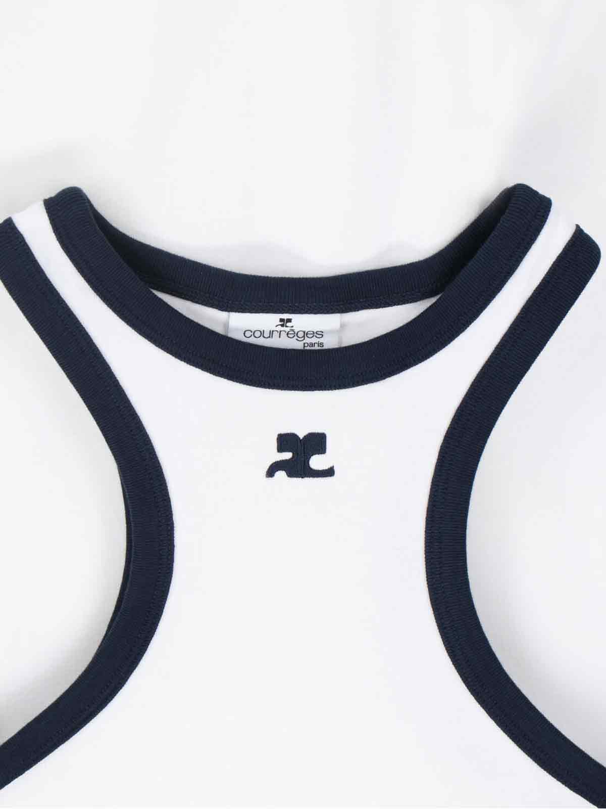 Courrèges Dresses White Cotton