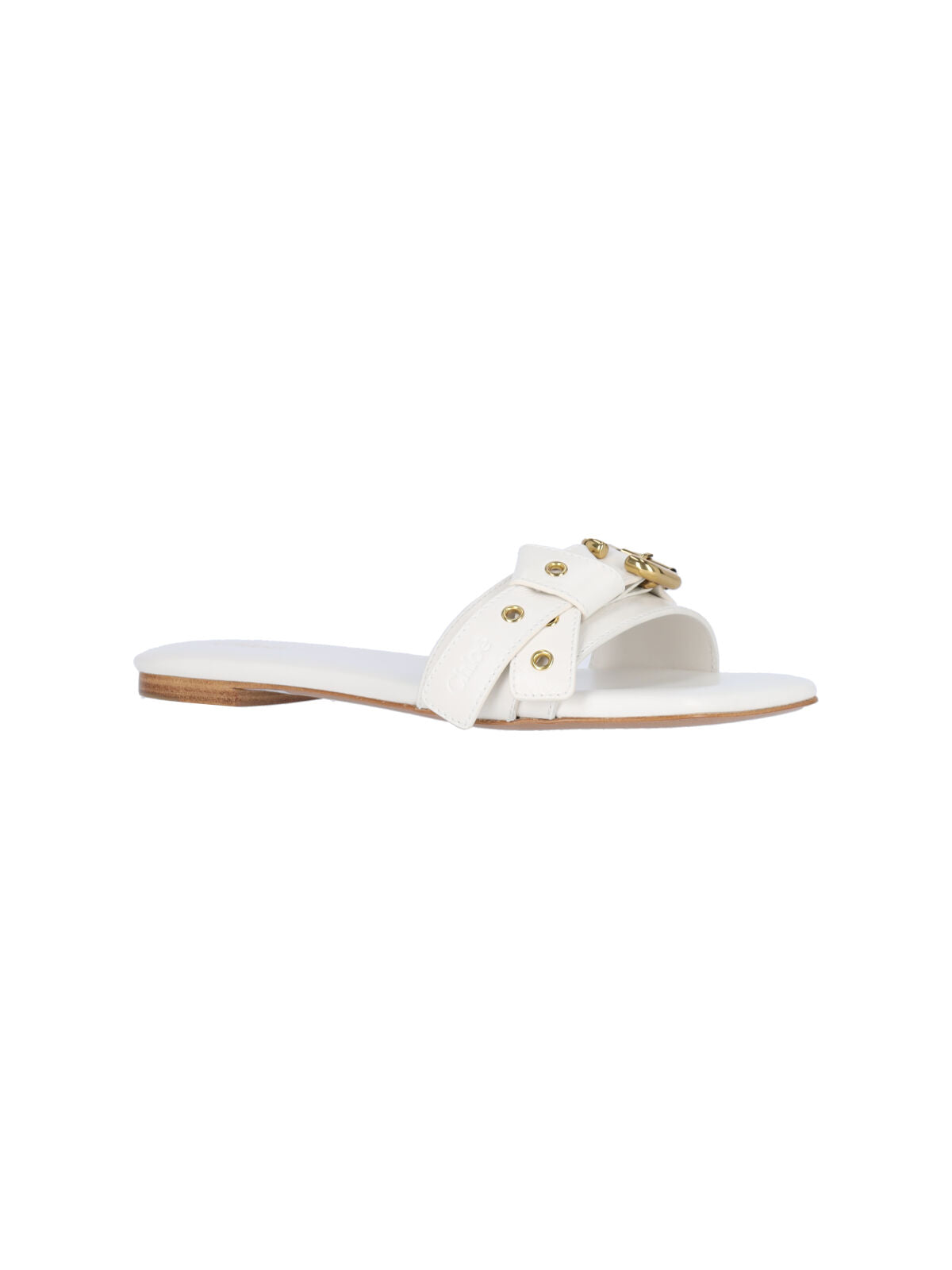 Chloè Sandals White Upper: Calf Leather