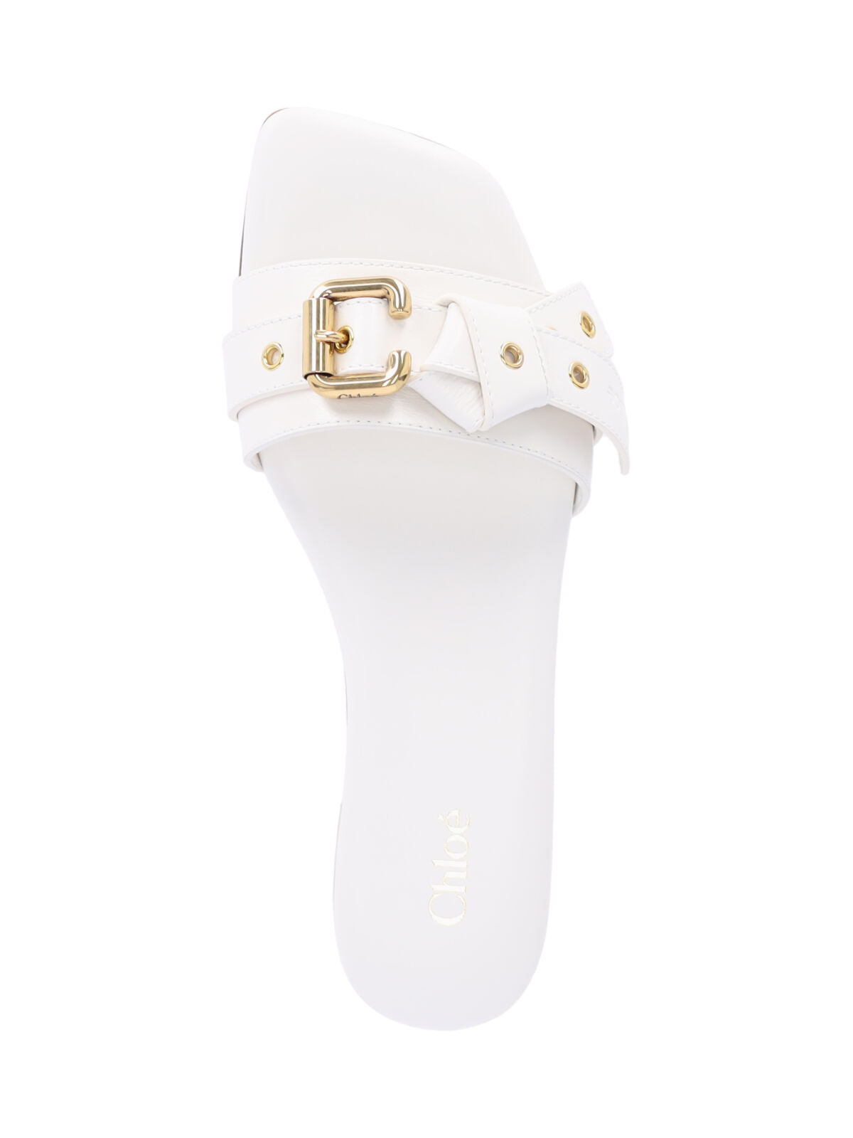 Chloè Sandals White Upper: Calf Leather