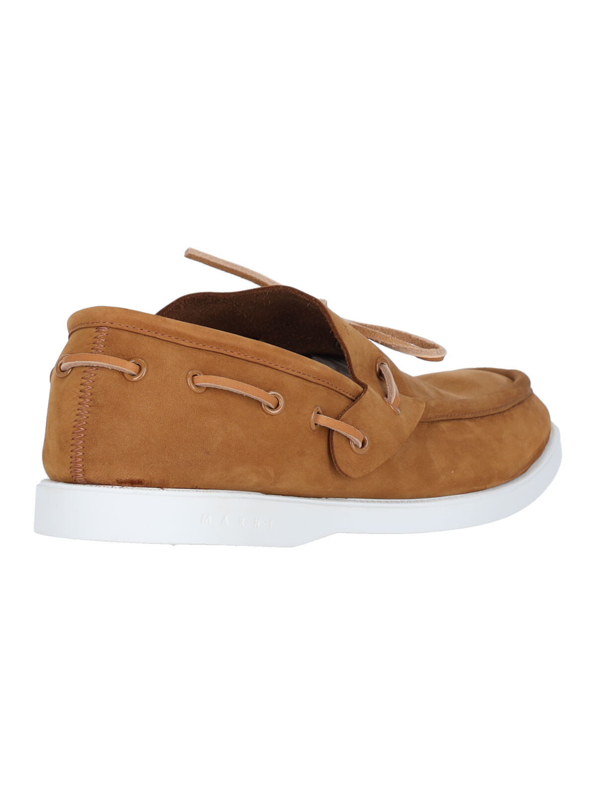 Marni Flat Shoes Brown Upper: Calf Leather