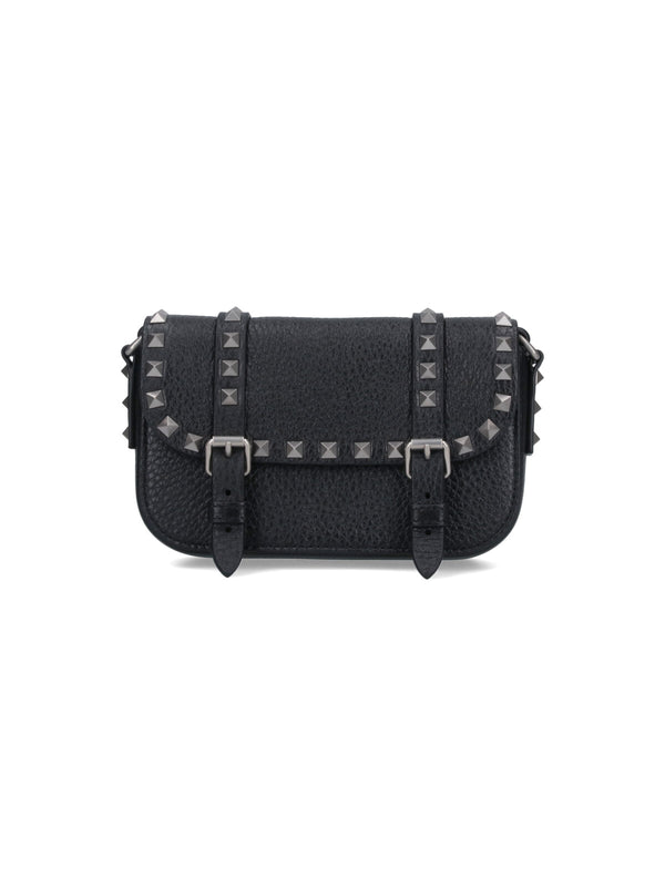 Valentino Garavani 100% Calf Leather crossbody bag in black