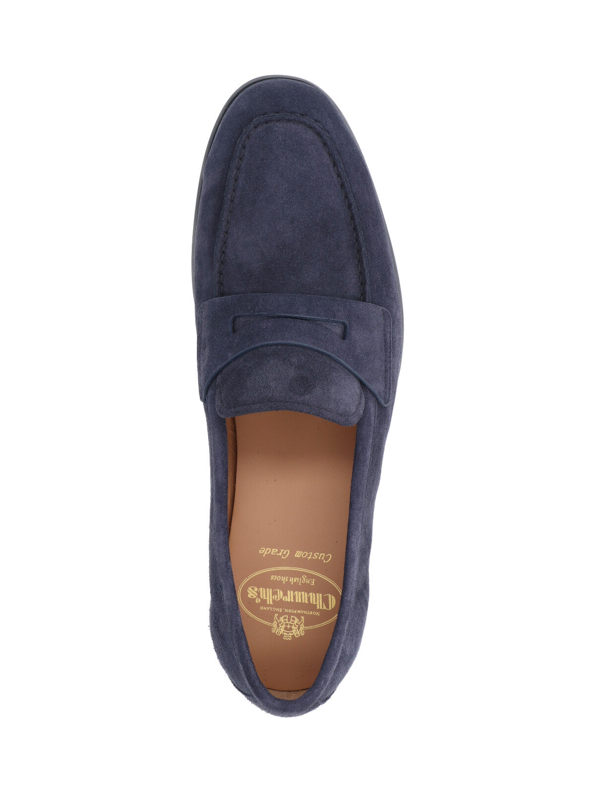 Churchs Flat shoes Blue Calf Leather