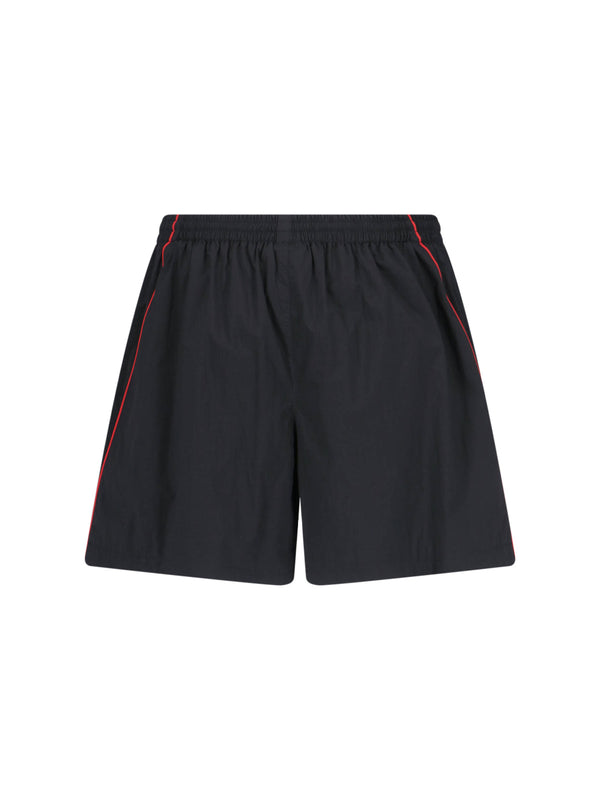 Balenciaga 100% Polyamide shorts in black